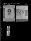 Reshoot: Female Portraits; Kiwanis Club Officers (4 Negatives) January 9-11, 1965 [Sleeve 22, Folder a, Box 35]